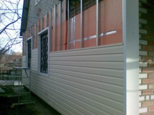 Утепление кирпичных стен пеноплексом методом вентилируемого фасада под сайдинг