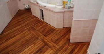 Гидроизоляция деревянного пола в ванной комнате