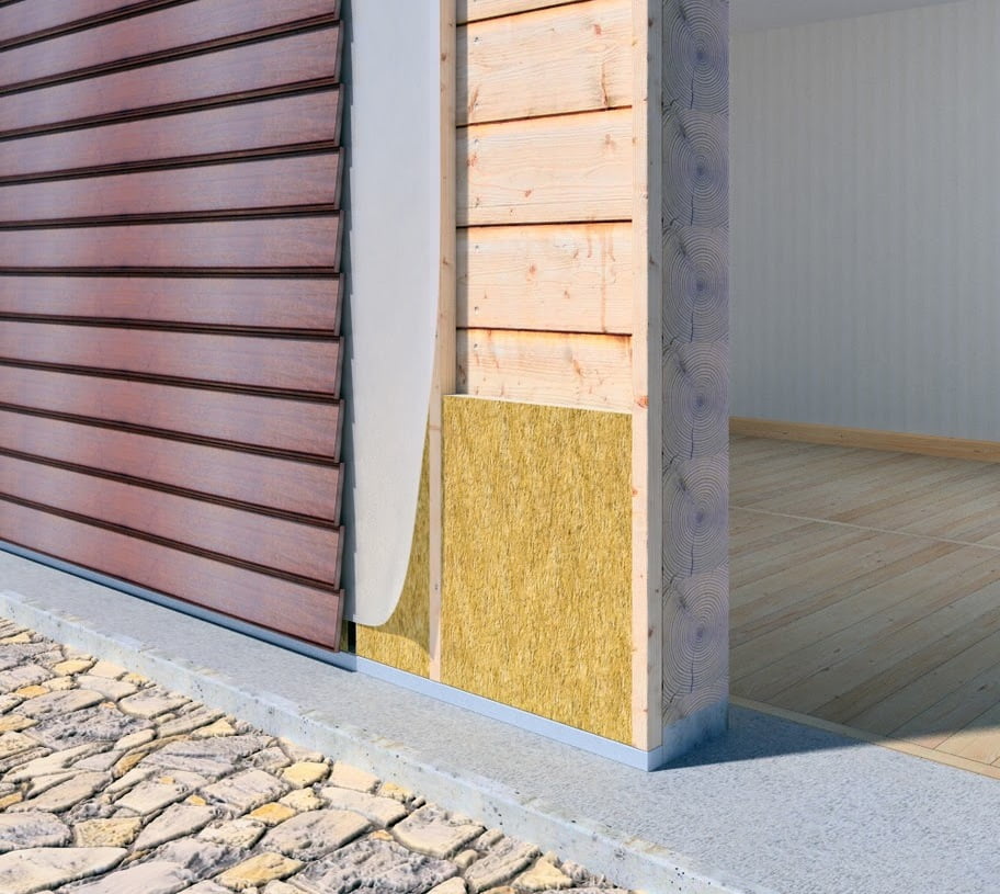 Утепление деревянных стен снаружи: преимущества и технология